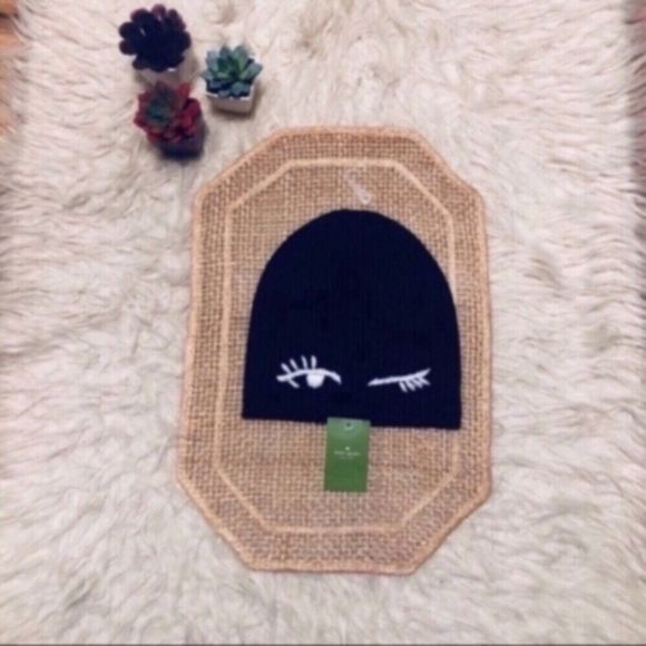 Kate Spade Winking Beanie NEW main image 4